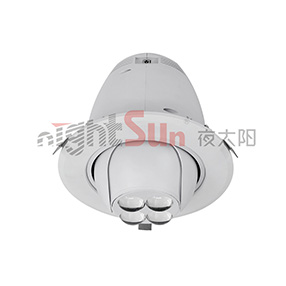 夜太陽 HSA631 LED搖頭4眼變焦染色