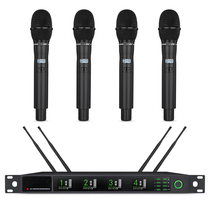 BK-9734  U段一拖四無線手持