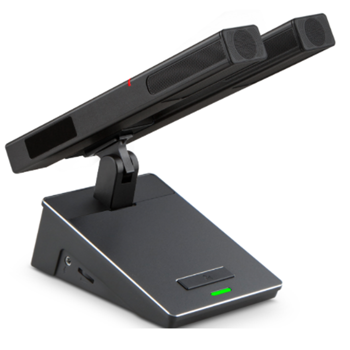 BK-6928B  數字雙系統雙備份會議代表單元 （全金屬底座+金屬雙方管）（八芯線或RJ45網線連接）