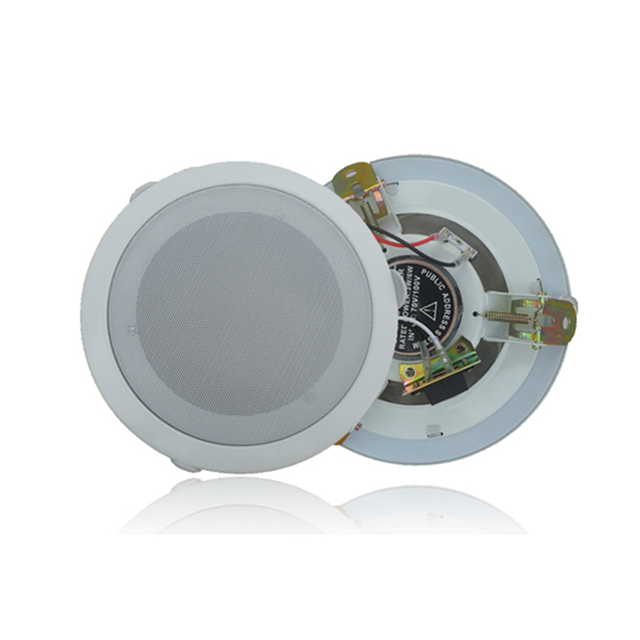 ZY821T  8寸20W定壓鋼結(jié)構(gòu)一體化天花喇叭