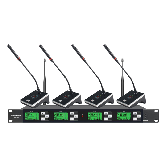 MSU-1846  無線一拖四鵝頸會議話筒