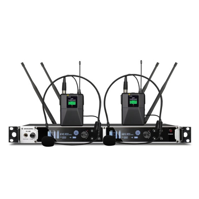 SYJ-460  一拖二無線頭戴話筒