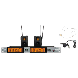 JAU-2493  無線一拖四領夾/頭戴話筒