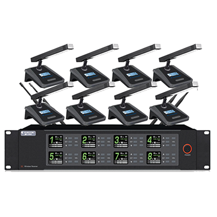 JSU-9868  一托八無線方管會議話筒